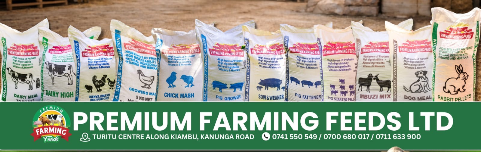 Premium Farming Feeds Banner